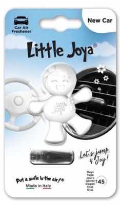 Autóillatosító, szellőzőrácsra, LITTLE JOYA "New Car", fehér