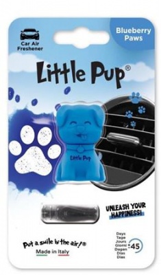 Autóillatosító, szellőzőrácsra, LITTLE PUP "Blueberry Paws", kék