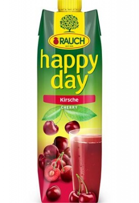 Gyümölcslé, 50%, 1 l, RAUCH "Happy day", amarena meggy