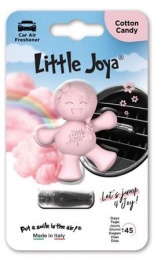 Autóillatosító, szellőzőrácsra, LITTLE JOYA "Cotton Candy", rózsaszín